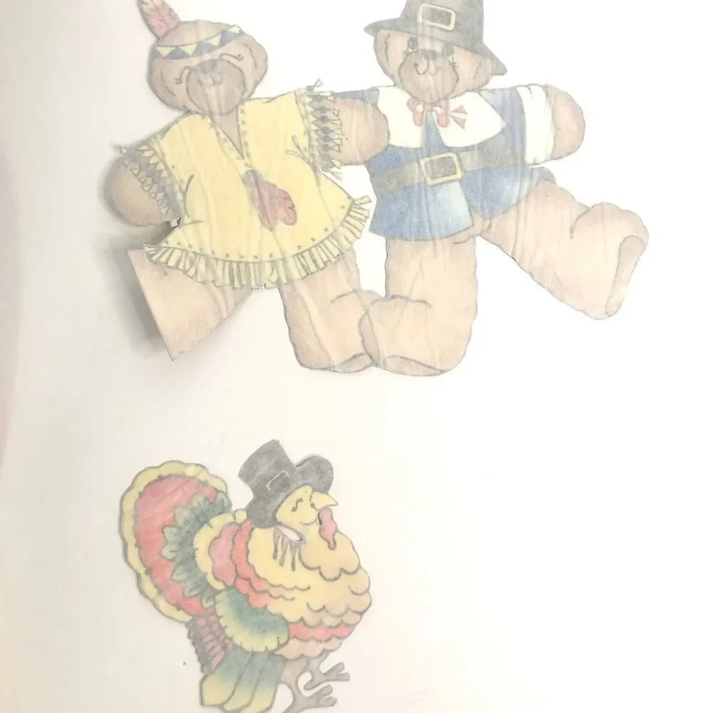 daisy kingdom‎ little bear brave 6961 no sew fabric appplique cute bears turkey
